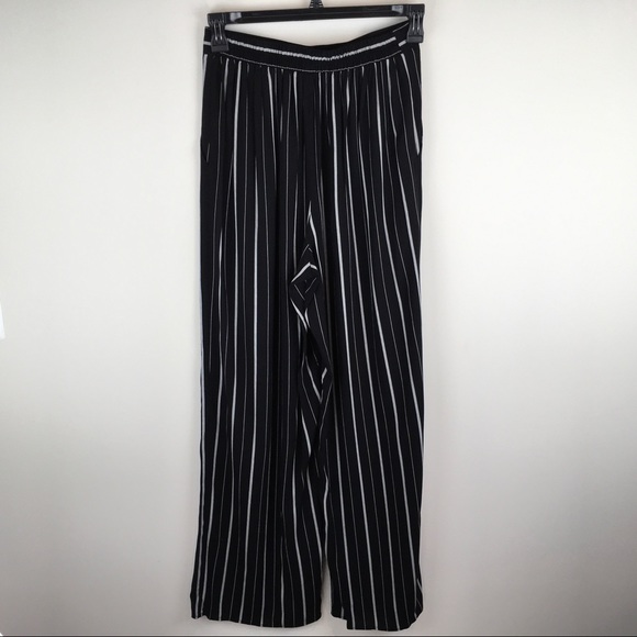 Xhilaration Palazzo Pants Black White M - Picture 7 of 8